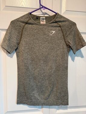 Gymshark Heather Grey Seamless Training Tee